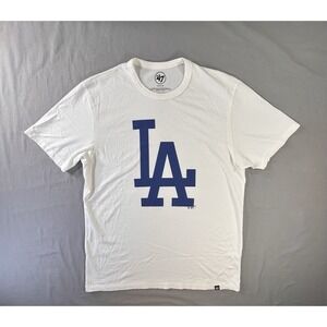 47‎ Brand Los Angeles Dodgers MLB Baseball Shirt Men's Medium Game Day Team Wear
